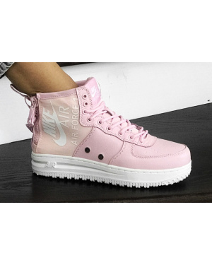 Жіночі високі кросівки Nike SF Air Force 1 Mid рожеві