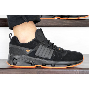 Чоловічі кросівки Adidas ADV EQT чорні з помаранчевим