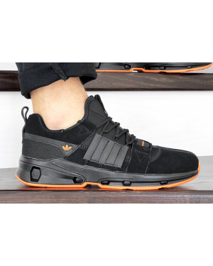 Чоловічі кросівки Adidas ADV EQT чорні з помаранчевим