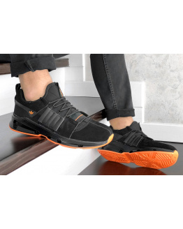 Чоловічі кросівки Adidas ADV EQT чорні з помаранчевим