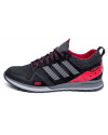 Чоловічі кросівки Adidas чорні з червоним