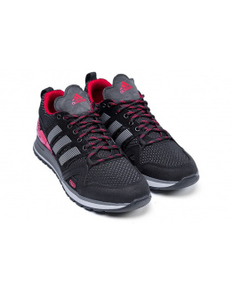 Чоловічі кросівки Adidas чорні з червоним