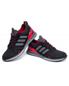 Купить Чоловічі кросівки Adidas чорні з червоним