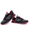 Купить Чоловічі кросівки Adidas чорні з червоним