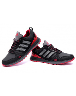 Чоловічі кросівки Adidas чорні з червоним