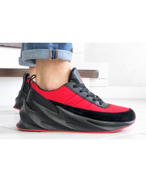 Чоловічі кросівки Adidas Sharks червоні з чорним