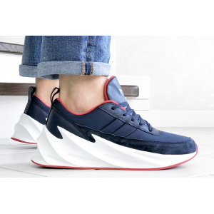 Мужские кроссовки Adidas Sharks темно-синие с белым