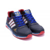 Купить Мужские кроссовки Adidas синие с белым и красным