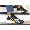 Мужские кроссовки Adidas Streetball черные с белым и желтым