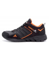 Чоловічі кросівки Adidas Terrex чорні з помаранчевим