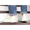 Купить Мужские кроссовки Adidas Yeezy Boost 350 V2 белые с салатовым