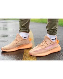 Чоловічі кросівки Adidas Yeezy Boost 350 V2 помаранчеві