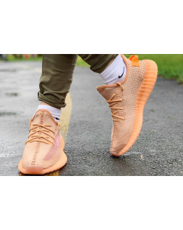Чоловічі кросівки Adidas Yeezy Boost 350 V2 помаранчеві