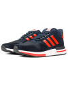Чоловічі кросівки Adidas ZX 500 RM темно-сині з червоним
