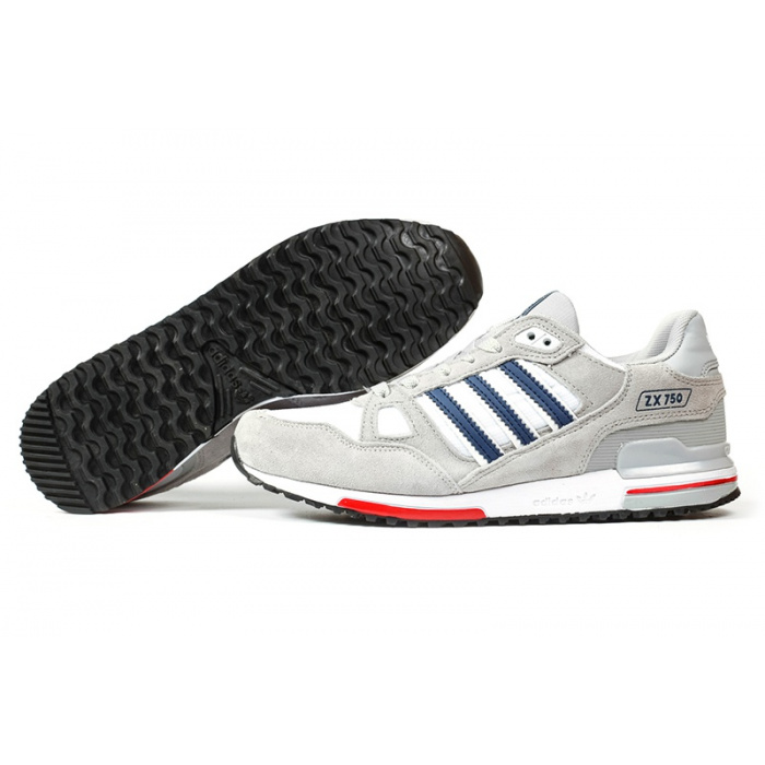 Купить мужские кроссовки Adidas ZX 750 серые