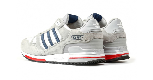 Купить мужские кроссовки Adidas ZX 750 серые