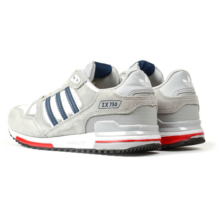 Купить мужские кроссовки Adidas ZX 750 серые