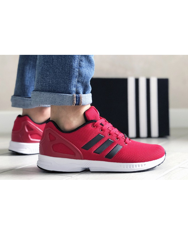 Чоловічі кросівки Adidas ZX Flux червоні