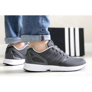 Мужские кроссовки Adidas ZX Flux серые