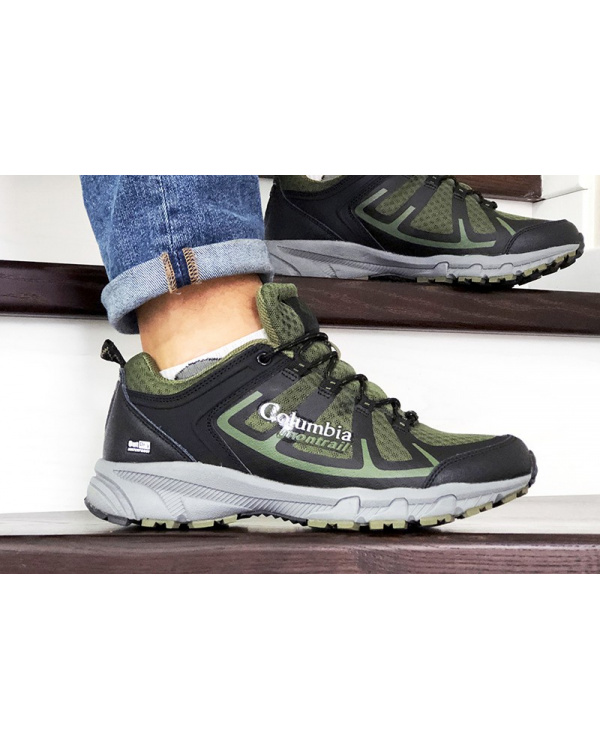 Мужские кроссовки Columbia Montrail зеленые