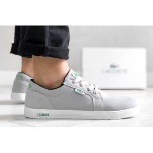 Мужские кроссовки Lacoste Europe светло-серые