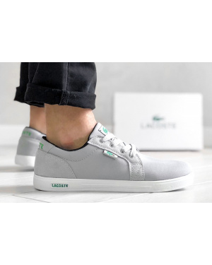 Мужские кроссовки Lacoste Europe светло-серые