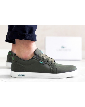 Мужские кроссовки Lacoste Europe зеленые