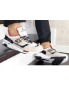 Купить Мужские кроссовки New Balance 1500 бежевые с белым и красным
