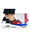 Мужские кроссовки New Balance 1500 синие с красным и черынм
