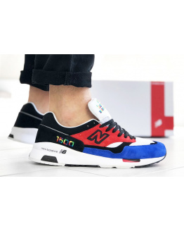 Чоловічі кросівки New Balance 1500 сині з червоним и черынм