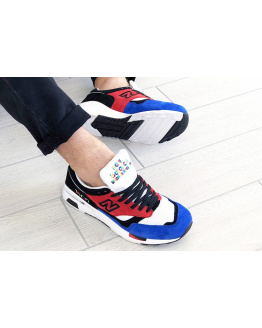 Чоловічі кросівки New Balance 1500 сині з червоним и черынм