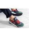 Купить Мужские кроссовки New Balance 1500 зеленые с черным и красным