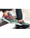 Купить Мужские кроссовки New Balance 1500 зеленые с черным и красным