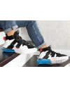 Купить Чоловічі кросівки Nike Air Edge 270 білі з чорним и голубым
