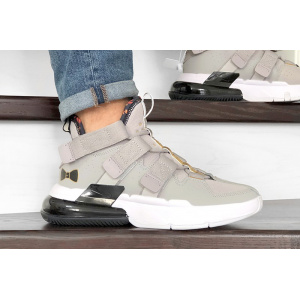 Мужские кроссовки Nike Air Edge 270 серые с белым