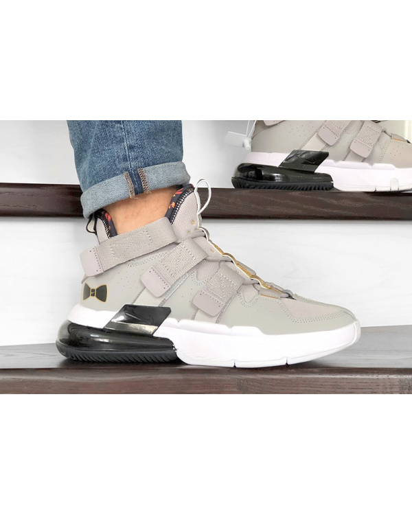 Чоловічі кросівки Nike Air Edge 270 сірі з білим