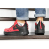 Купить Мужские кроссовки Nike Air Force 1 '07 Lv8 Utility красные с черным