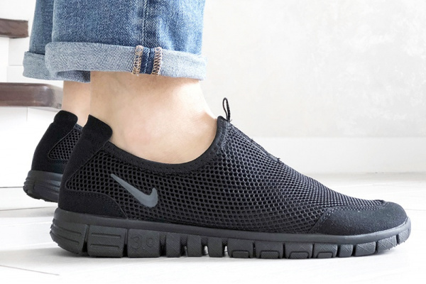 Мужские кроссовки Nike Air Free Run 3.0 Slip-On черные