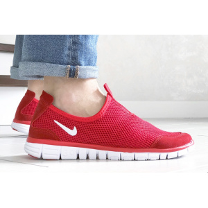 Мужские кроссовки Nike Air Free Run 3.0 Slip-On красные