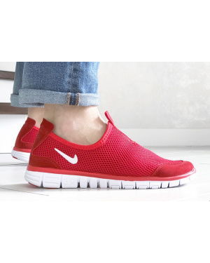 Чоловічі кросівки Nike Air Free Run 3.0 Slip-On червоні