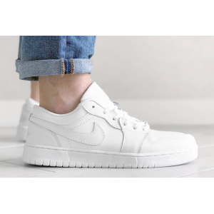 Мужские кроссовки Nike Air Jordan 1 Low белые