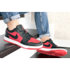 Купить Мужские кроссовки Nike Air Jordan 1 Low красные с черынм