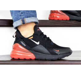 Мужские кроссовки Nike Air Max 270 черные с красным