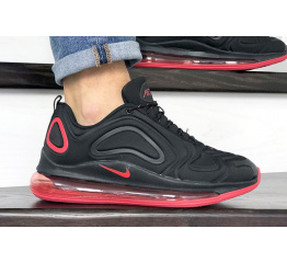 Мужские кроссовки Nike Air Max 720 черные с красным