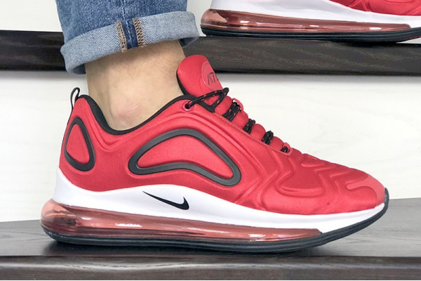 Мужские кроссовки Nike Air Max 720 красные с белым