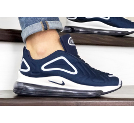 Мужские кроссовки Nike Air Max 720 синие с белым