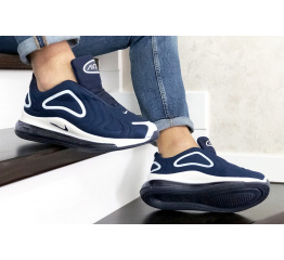 Мужские кроссовки Nike Air Max 720 синие с белым
