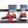 Купить Мужские кроссовки Nike Air Max 90 красные с черным