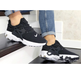Мужские кроссовки Nike Air Presto React черные с белым