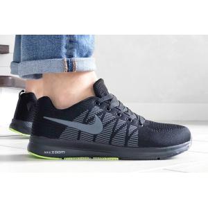 Чоловічі кросівки Nike Air Zoom чорні з сірим